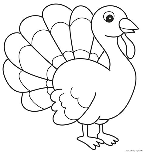 Free turkey coloring pages to print