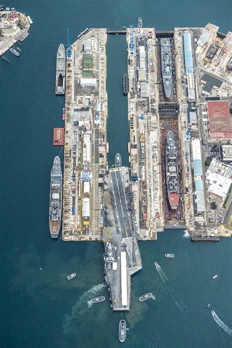 The Charles De Gaulle in dry dock during its 2017 refit