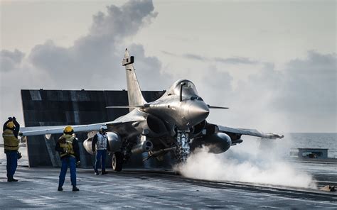 Rafale taking off from the French Aircraft Carrier