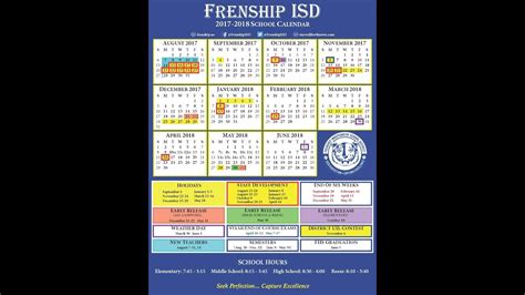 Frenship ISD Calendar Image 6