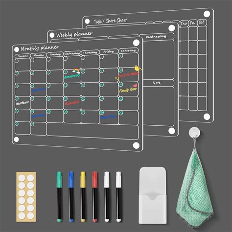 Fridge Calendar Task Management