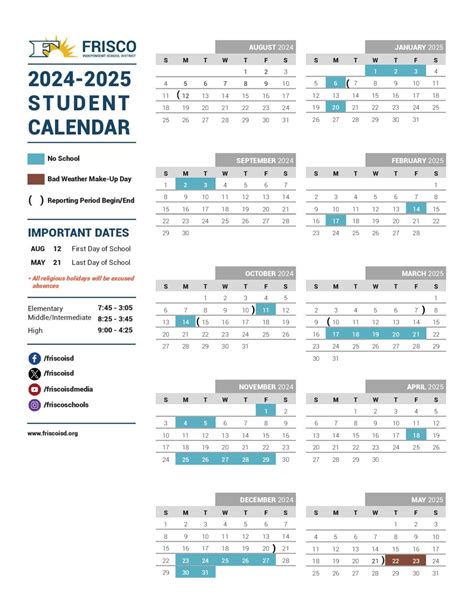 Frisco ISD Calendar