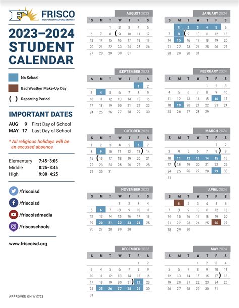 Frisco ISD Calendar Integration