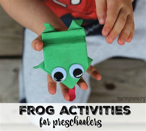 Frog learning activities for homeschooling