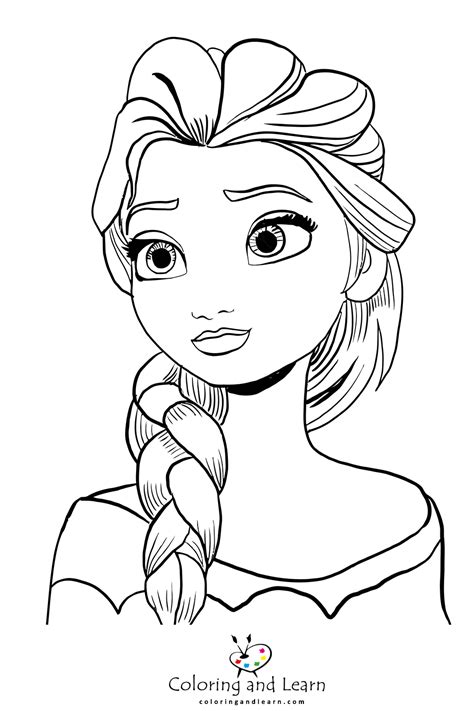 Frozen Elsa Coloring Pages