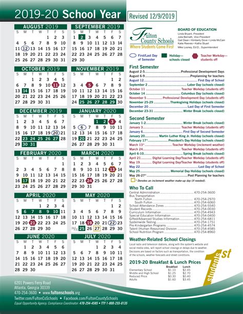 Fulton County Schools Ga Calendar Image 7