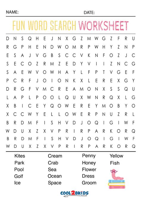 Fun Word Search Examples