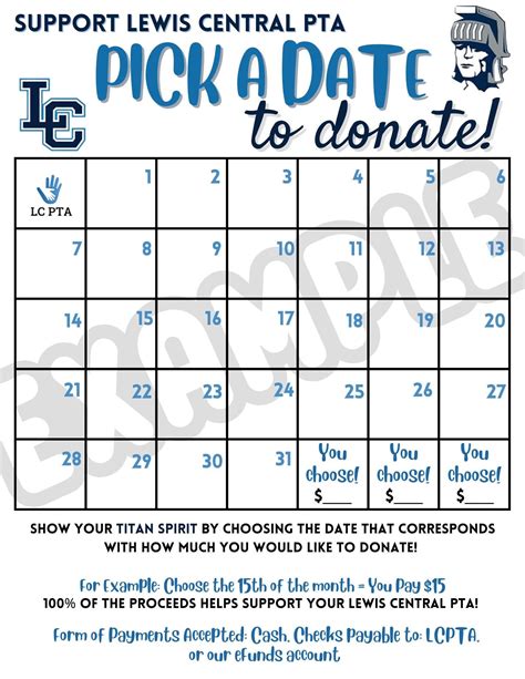 Fundraising Calendar Benefits