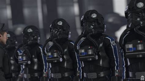 Galactic Empire pilots in briefing