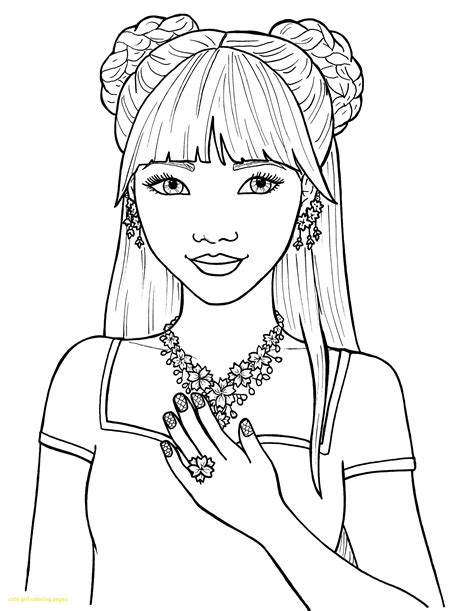 Gallery of coloring pages for girls