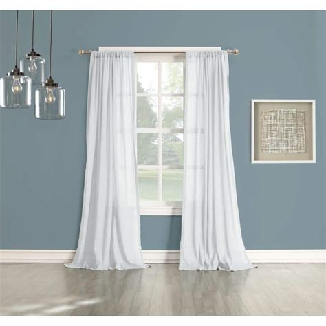 Gauzy curtains