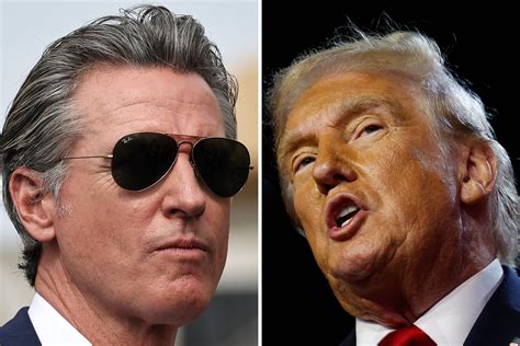 Gavin Newsom vs Trump