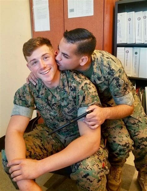 Gay individuals serving in the military