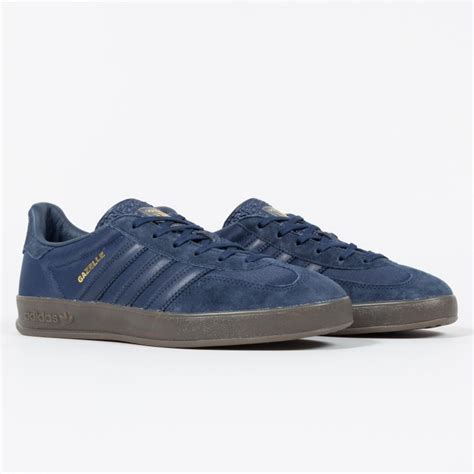 Adidas Gazelle Navy Sneakers Front View