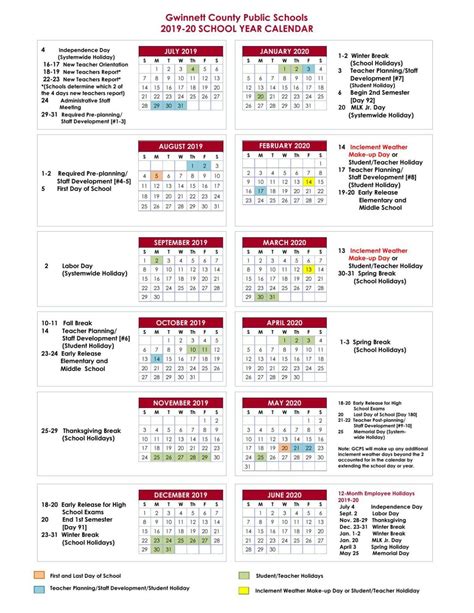 GCPS Calendar Tips