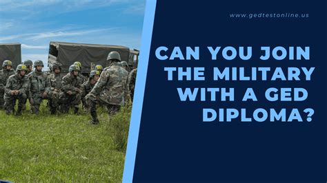 GED Military Opportunities