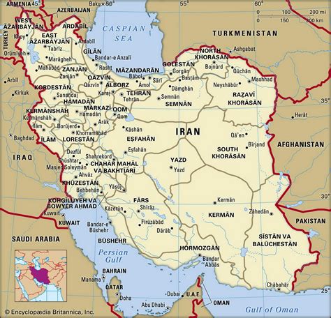 Geography of Israel and Iran