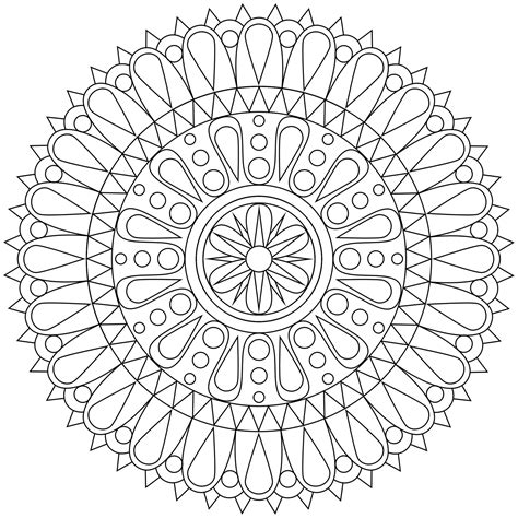 Geometric shapes coloring pages