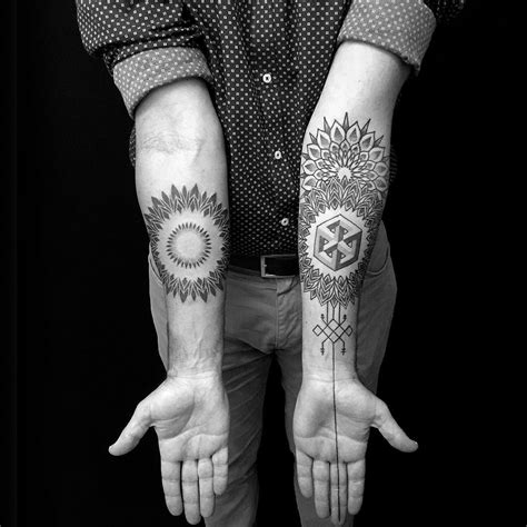 Geometric tattoos for men