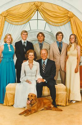 Gerald Ford with his children