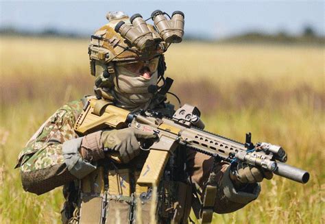 German KSK soldiers in training