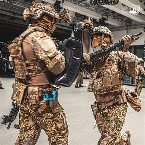 German KSK soldiers in training