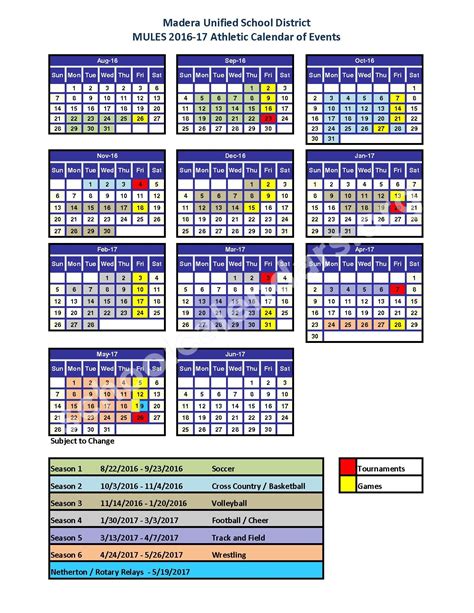 Getting the Most Out of the Madera Unified Calendar