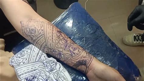 The process of getting a sleeve tattoo