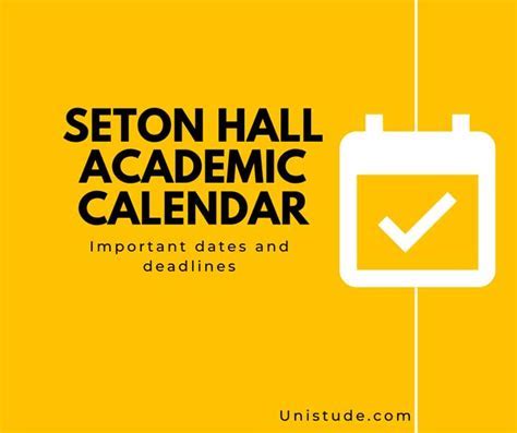 Getting the Most Out of Seton Hall Calendar Image