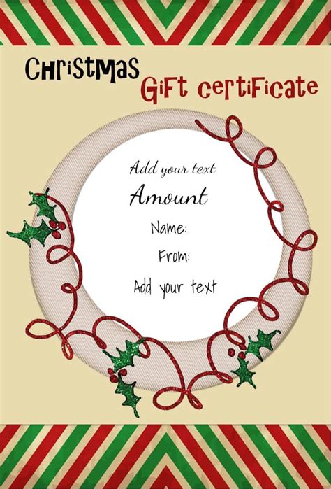 Description of Gift Certificates Tips