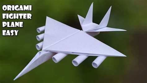 A glider jet fighter paper plane design