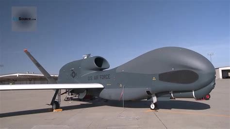 RQ-4 Global Hawk landing