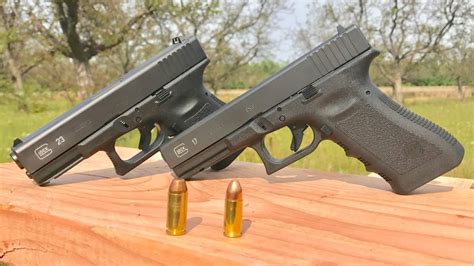 Glock 19 and Glock 23 Caliber