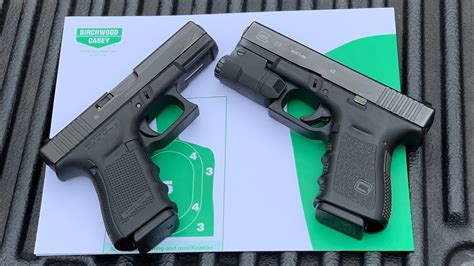 Glock 19 and Glock 23 Barrel Length Comparison