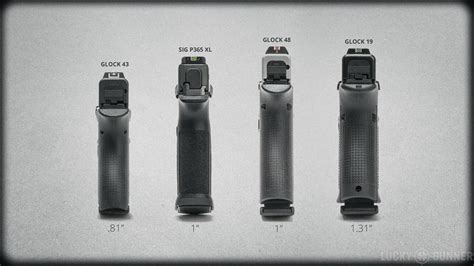 Glock 30 size comparison