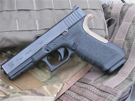 Glock 32 Gen 4 pistol with interchangeable backstraps