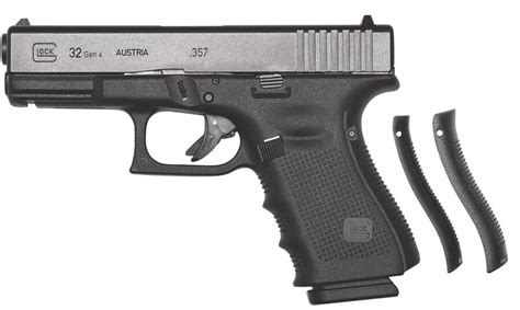 Glock 32 Gen 4 pistol with features highlighted