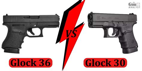 Glock 36 vs Glock 30 Design