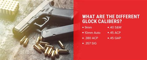 Glock's caliber options