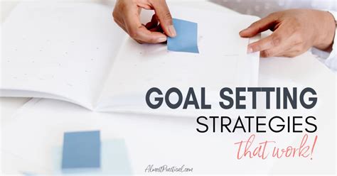 Goal Setting Strategies Image