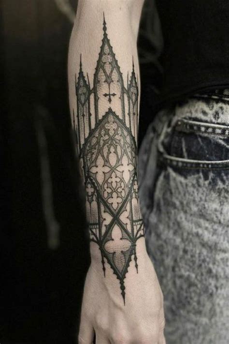 gold cathedral tattoo ideas and inspiration