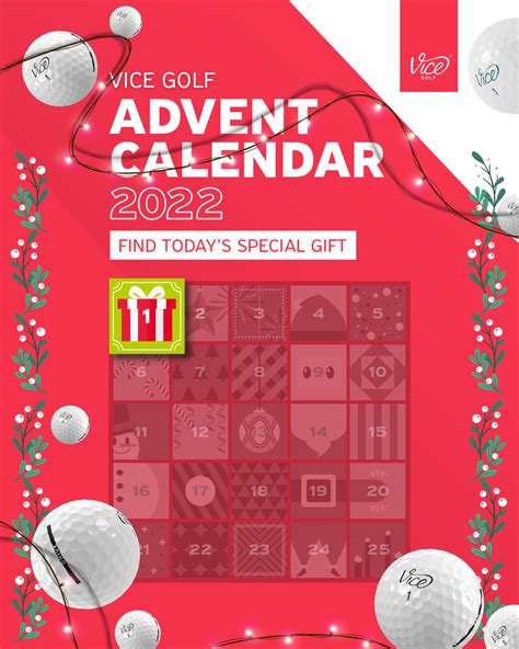 Golf Advent Calendar Ideas