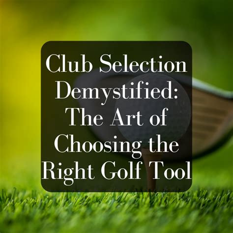 Golfer selecting a club