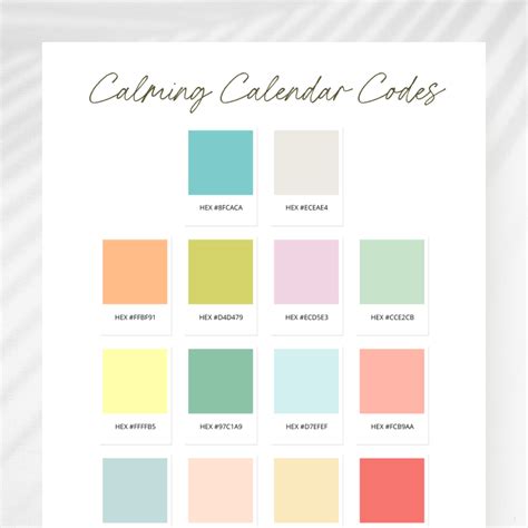 Google Calendar Color Schemes for Business