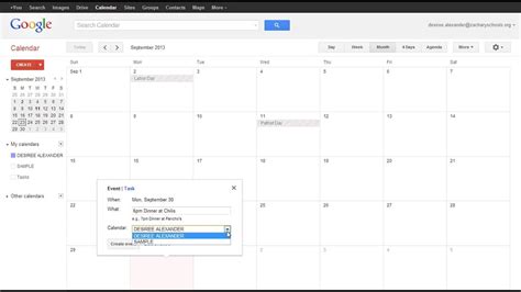 Google Calendar and Google Drive Integration