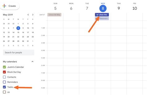 Google Calendar and Google Tasks Integration