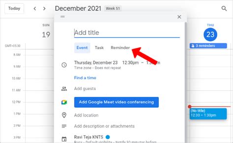 Google Calendar Reminder Best Practices