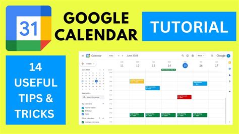 Google Calendar Tricks