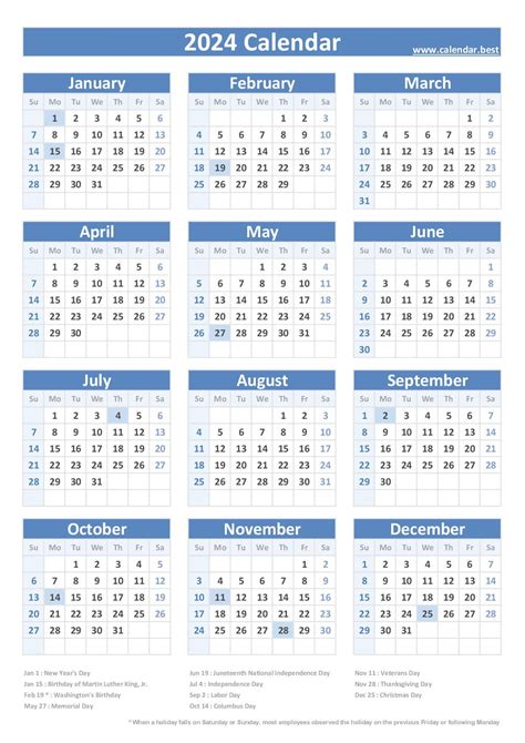 Government Calendars in Douglas County