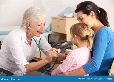 General Practitioner Examining Child